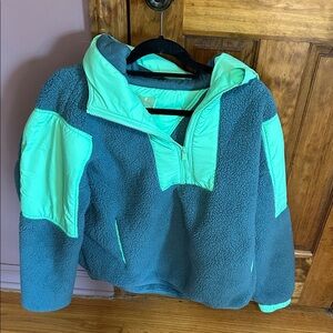 FP Movement by Free People Mint and Teal Pullover